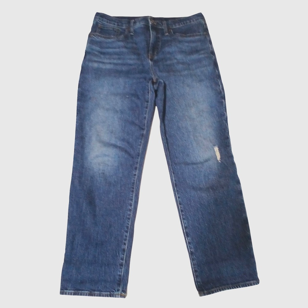 J Crew Women Jeans Boyfriend Blue Sz 29 Relaxed Fit Slouchy Casual Classic Denim